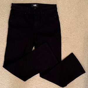 PAIGE Black High Rise Jeans